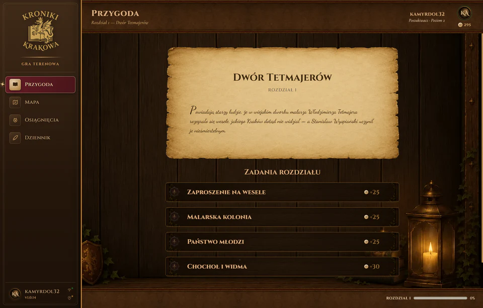 Widok gry City Chronicles na tablecie