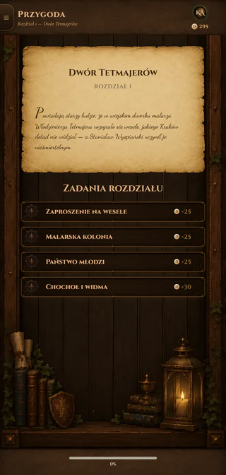 Widok gry City Chronicles na telefonie